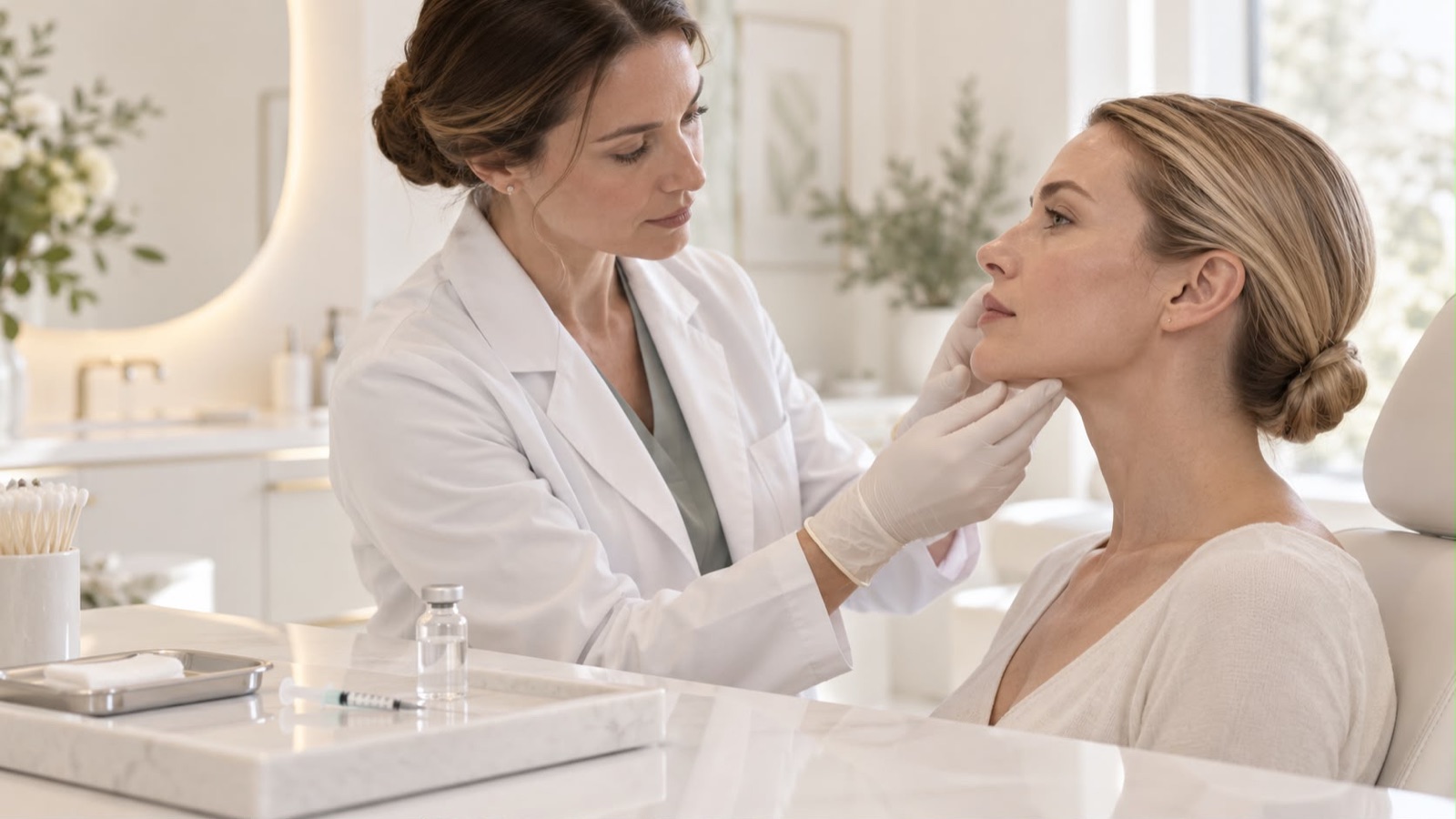 Consultație înaintea unei terapii injectabile
