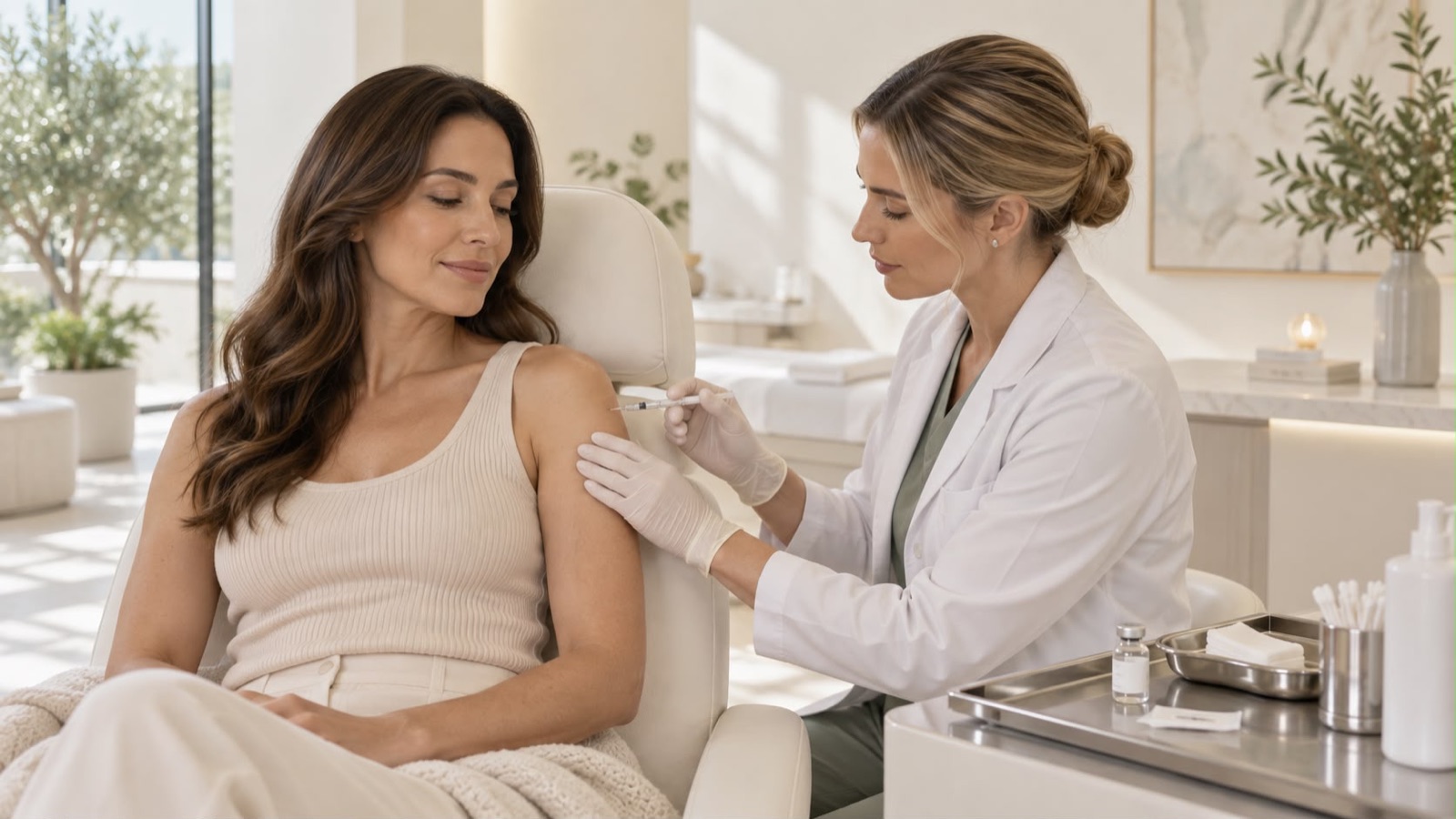 Terapie intramusculară, administrată de medic